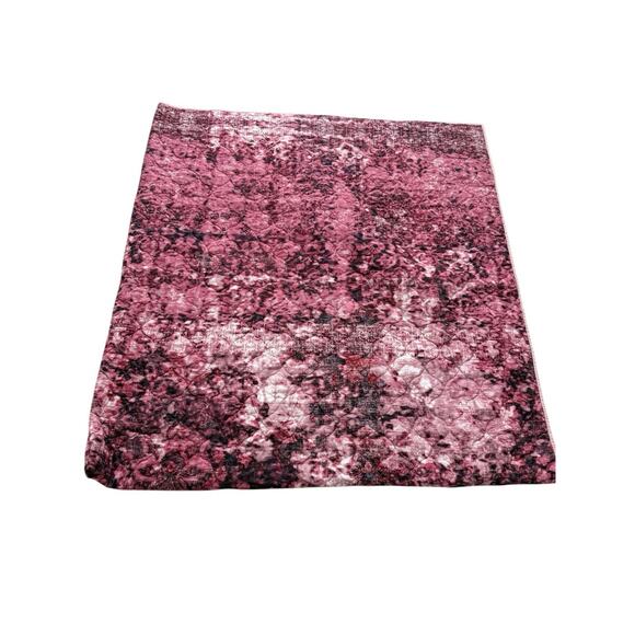 Opalhouse Floral Quilt Full Queen Pink Plum Moody Boho Bedroom Blanket Bedding - Picture 8 of 12